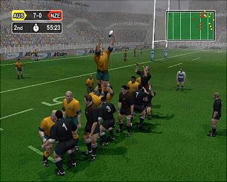 World Championship Rugby - PS2 Screen