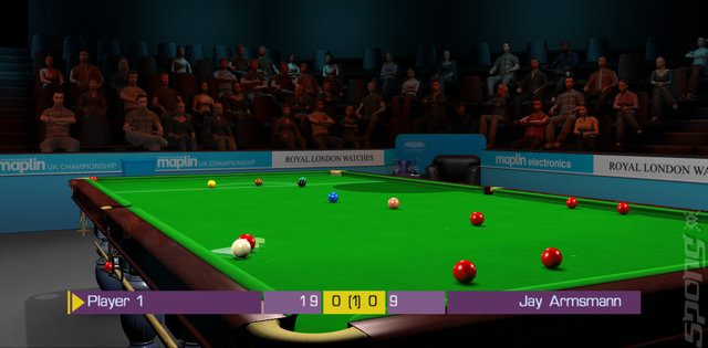 World Snooker Championship 08 - Xbox 360 Screen