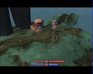 Worms 3D - PS2 Screen