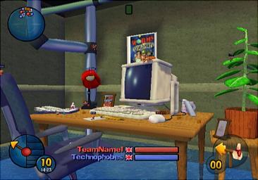 Worms 3D - GameCube Screen