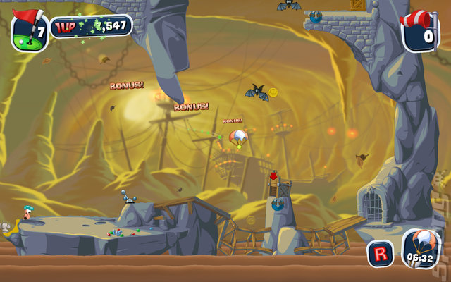 Worms: Crazy Golf - PC Screen