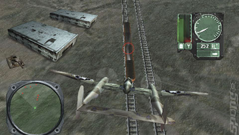 WWII: Battle Over the Pacific - PSP Screen