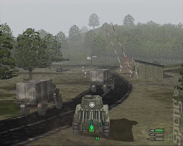 WWII: Tank Battles - PS2 Screen