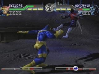 X-Men: Mutant Academy 2 - PlayStation Screen