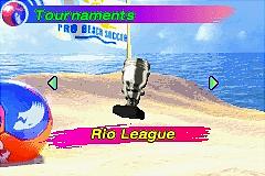 Xtreme Beach Soccer - GBA Screen