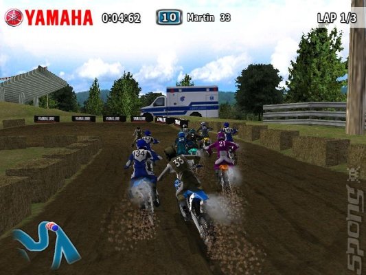 Yamaha Supercross - Wii Screen