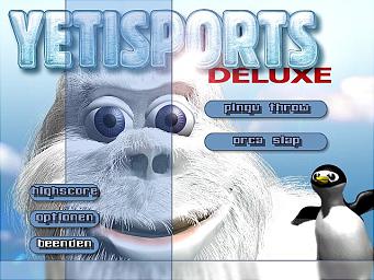 Yeti Sports Deluxe - PlayStation Screen