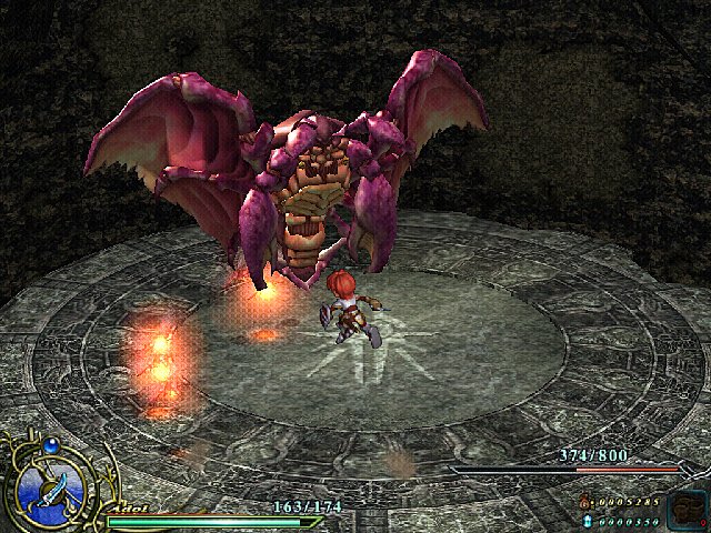 Ys: The Ark of Napishtim - PS2 Screen