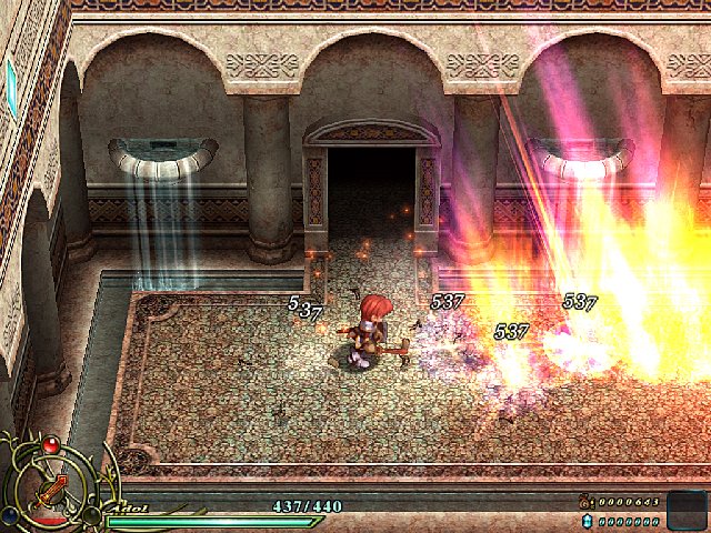 Ys: The Ark of Napishtim - PS2 Screen