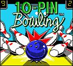 10 Pin Bowling - Game Boy Color Screen