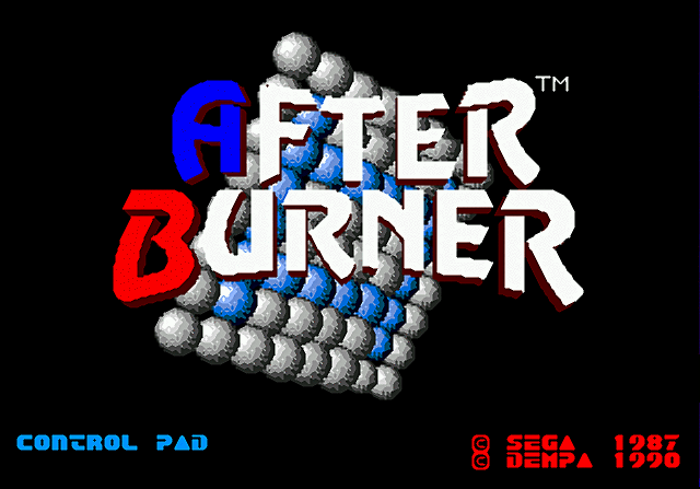 After Burner 2 - Sega Megadrive Screen