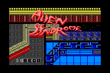 Alien Syndrome - C64 Screen