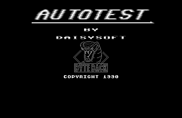 Autotest - C64 Screen