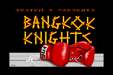 Bangkok Knights - C64 Screen