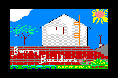 Barmy Builders - C64 Screen