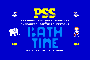 Bath Time - C64 Screen