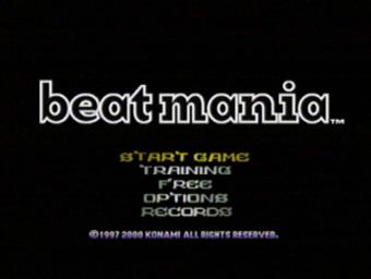 Beat Mania - PlayStation Screen