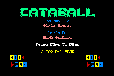 Cataball - C64 Screen