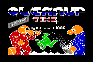 Cleanup Time - C64 Screen