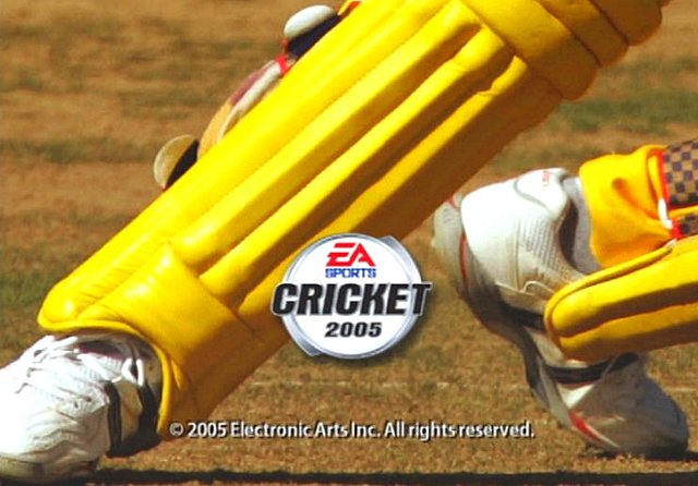 Cricket 2005 - PS2 Screen