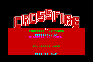 Crossfire - C64 Screen