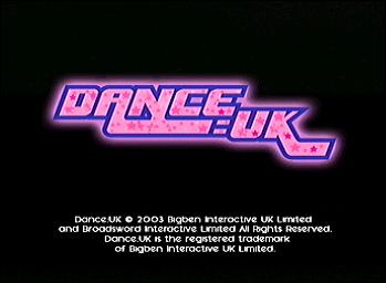 Dance: UK - PS2 Screen