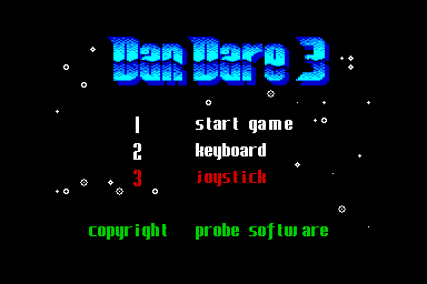 Dan Dare 3: The Escape - C64 Screen