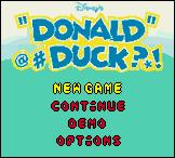 Donald Duck Quack Attack - Game Boy Color Screen