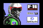 F-16 Combat Pilot - C64 Screen