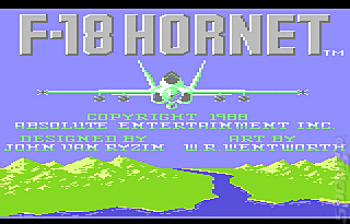 F-18 Hornet - Atari 7800 Screen