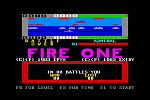 Fire One - C64 Screen