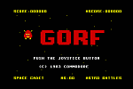 Gorf - C64 Screen