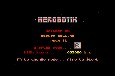 Herobotix - C64 Screen