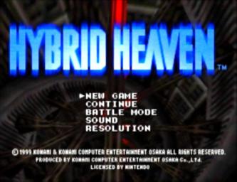 Hybrid Heaven - N64 Screen