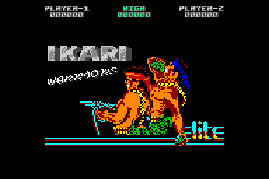 Ikari Warriors - C64 Screen