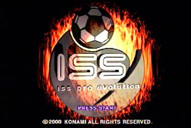 ISS Pro Evolution - PlayStation Screen