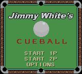 Jimmy White's Cueball - Game Boy Color Screen