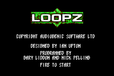 Loopz - C64 Screen