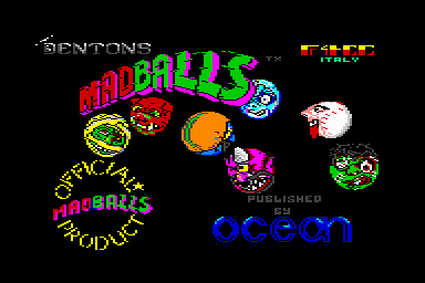 Mad Balls - C64 Screen