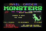 Mail Order Monsters - C64 Screen