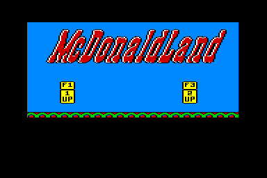 McDonaldland - C64 Screen