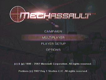 MechAssault - Xbox Screen