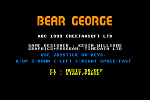 Perils of Bear George - C64 Screen