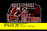 Questprobe featuring The Human Torch and The Thing - C64 Screen