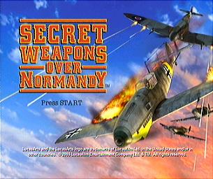 Secret Weapons Over Normandy - Xbox Screen