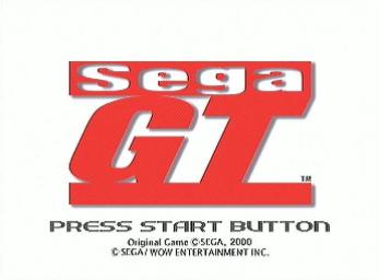 Sega GT - Dreamcast Screen