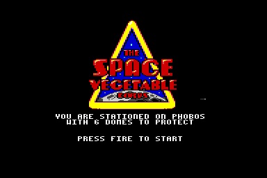 Space Vegetable Corps - C64 Screen