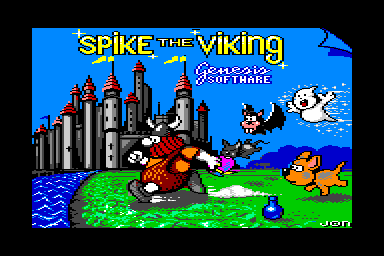 Spike the Viking - C64 Screen