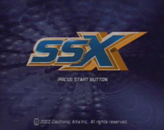 SSX - PS2 Screen