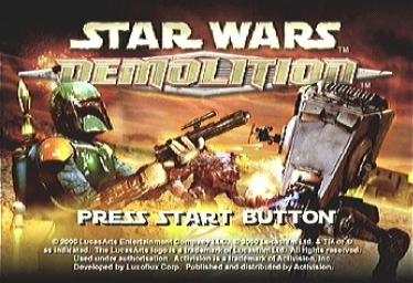 Star Wars Demolition - Dreamcast Screen
